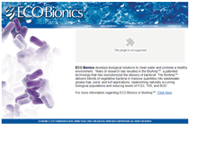 Tablet Screenshot of ecobionics.net